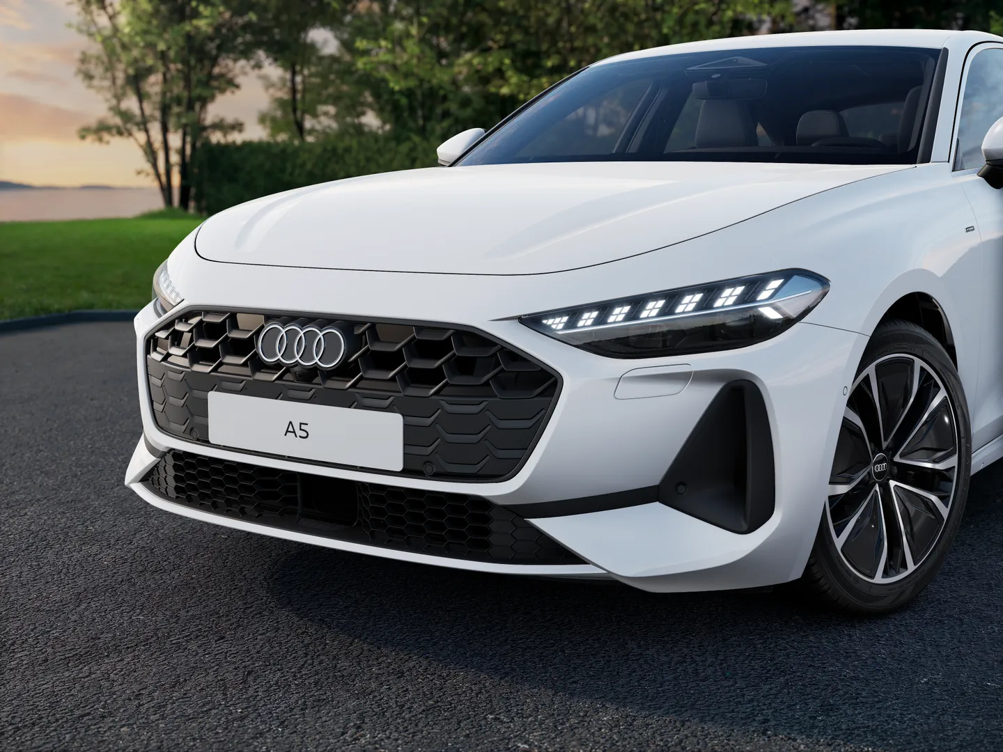 Zdjęcie&nbsp;Audi A5 Sedan e-hybrid&nbsp;e-hybrid quattro 220 kW S tronic&nbsp;– Ujęcie: reflektory