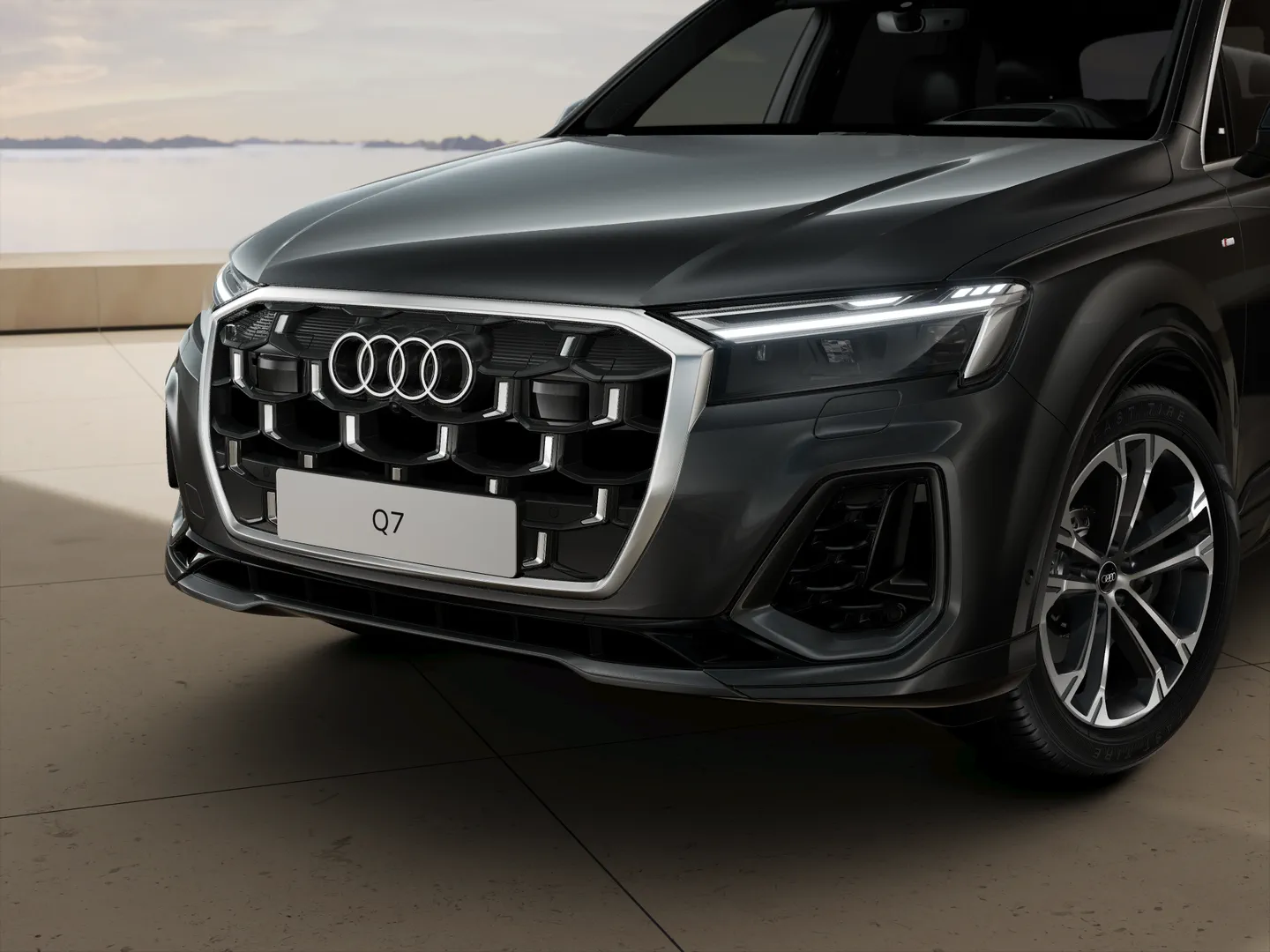 Zdjęcie&nbsp;Audi Q7 SUV TFSI e&nbsp;S line TFSI e quattro 290 kW tiptronic&nbsp;– Ujęcie: reflektory