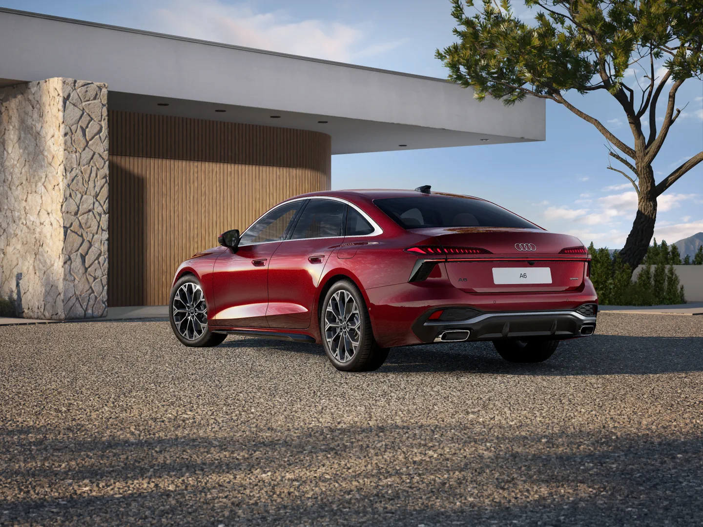 Zdjęcie&nbsp;Audi A6 Sedan e-hybrid&nbsp;e-hybrid quattro 220 kW S tronic&nbsp;– Ujęcie: tył 3/4