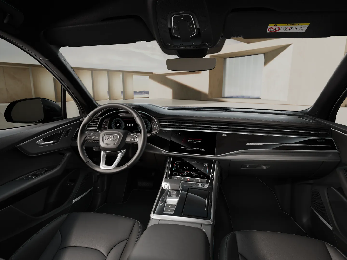 Zdjęcie&nbsp;Audi Q7 SUV TFSI e&nbsp;S line TFSI e quattro 290 kW tiptronic&nbsp;– Ujęcie: deska rozdzielcza