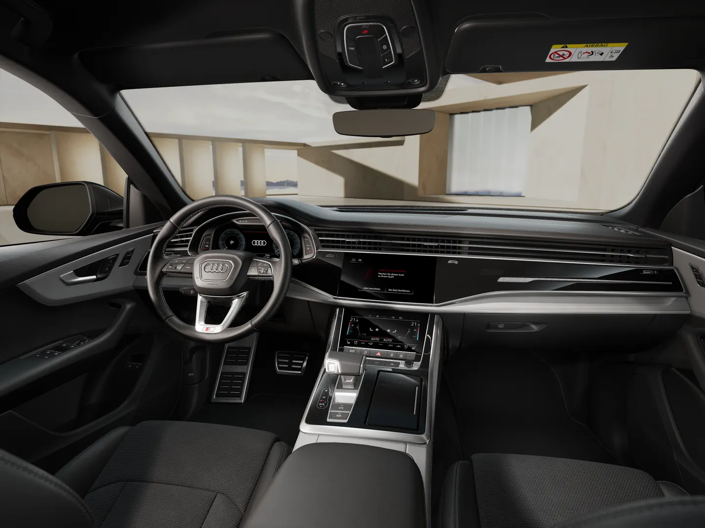 Zdjęcie&nbsp;Audi Q8 SUV TFSI e&nbsp;TFSI e quattro 290 kW tiptronic&nbsp;– Ujęcie: deska rozdzielcza