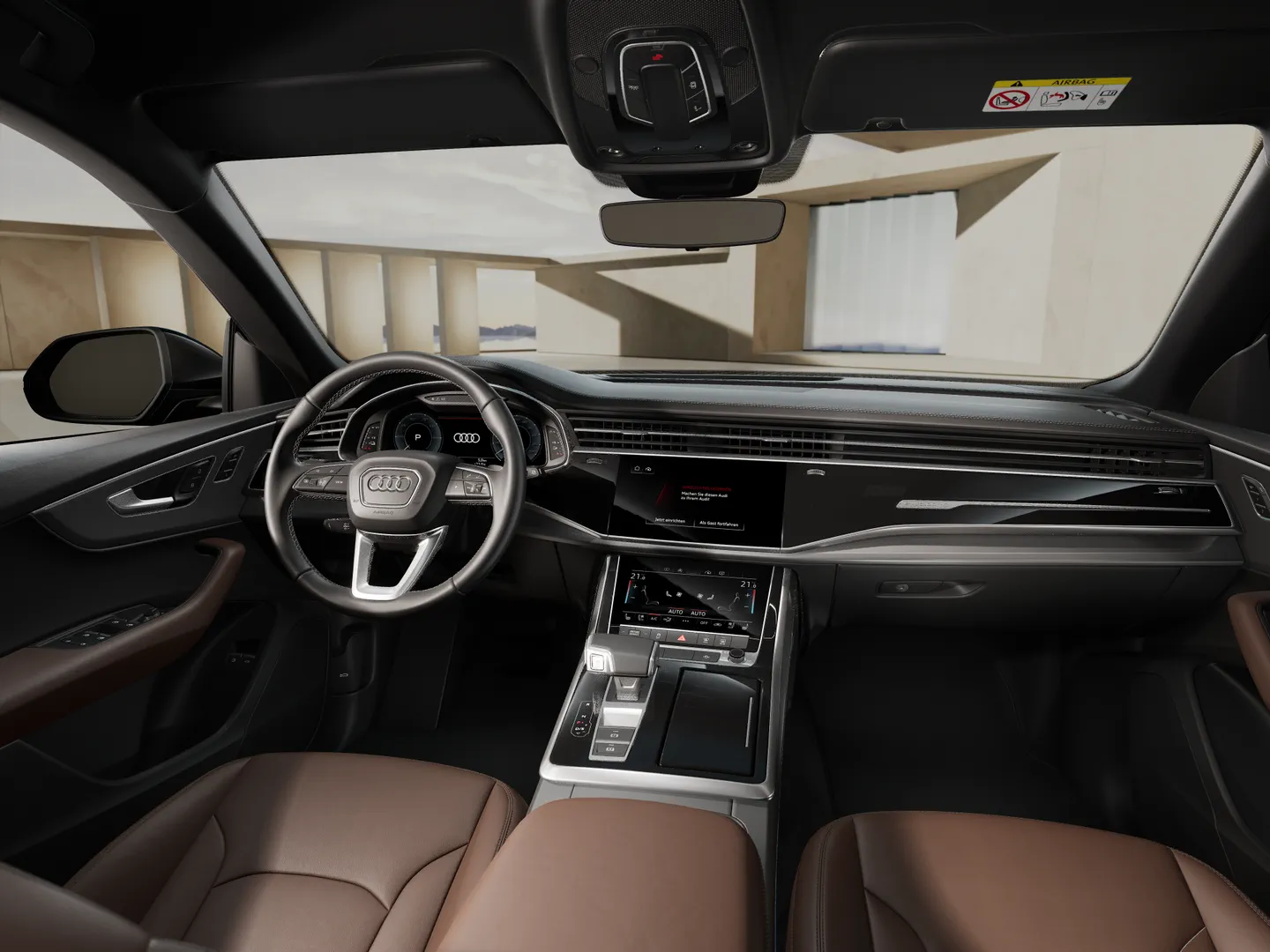 Zdjęcie&nbsp;Audi Q8 SUV TFSI e&nbsp;TFSI e quattro 290 kW tiptronic&nbsp;– Ujęcie: deska rozdzielcza