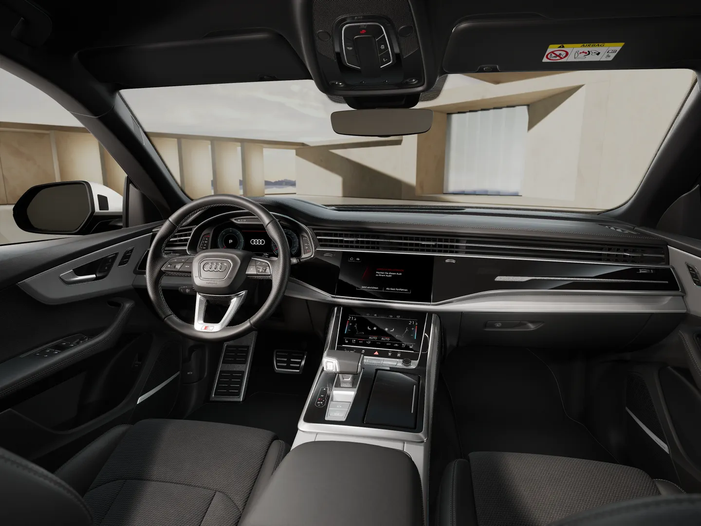 Zdjęcie Audi Q8 SUV TDI quattro 210 kW tiptronic – Ujęcie: deska rozdzielcza