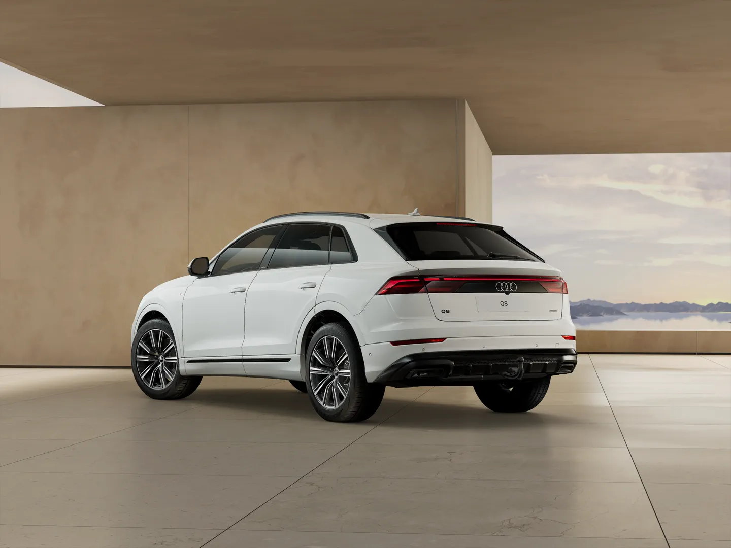 Zdjęcie Audi Q8 SUV TDI quattro 210 kW tiptronic – Ujęcie: tył 3/4