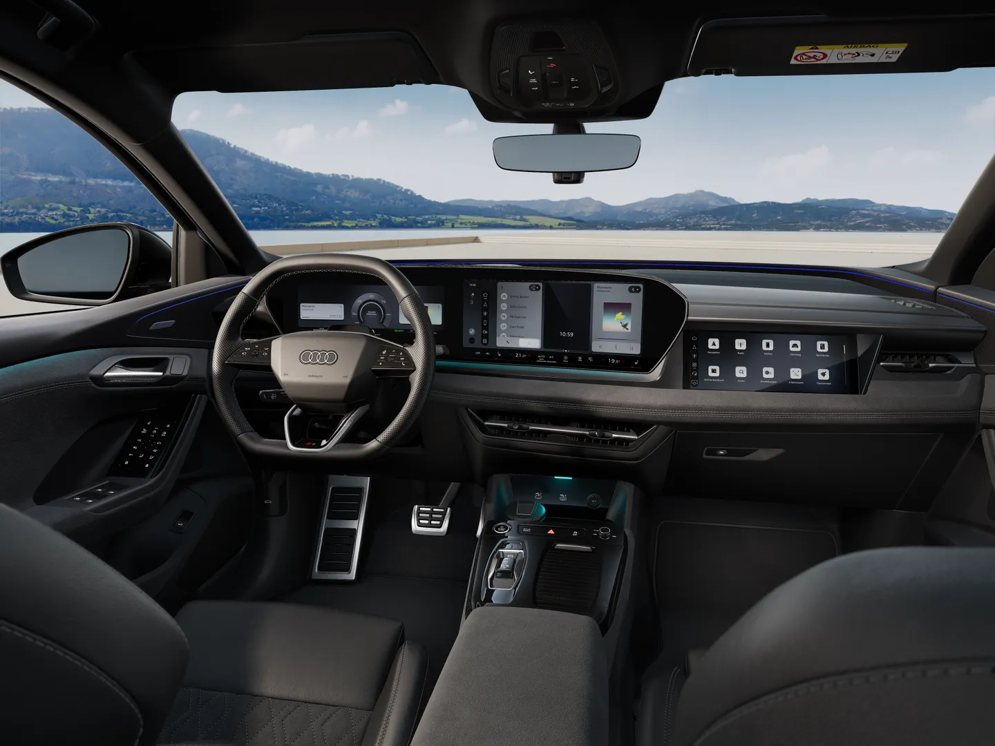 Zdjęcie&nbsp;Audi Q6 Sportback e-tron&nbsp;e-tron quattro 315,00 kW&nbsp;– Ujęcie: deska rozdzielcza