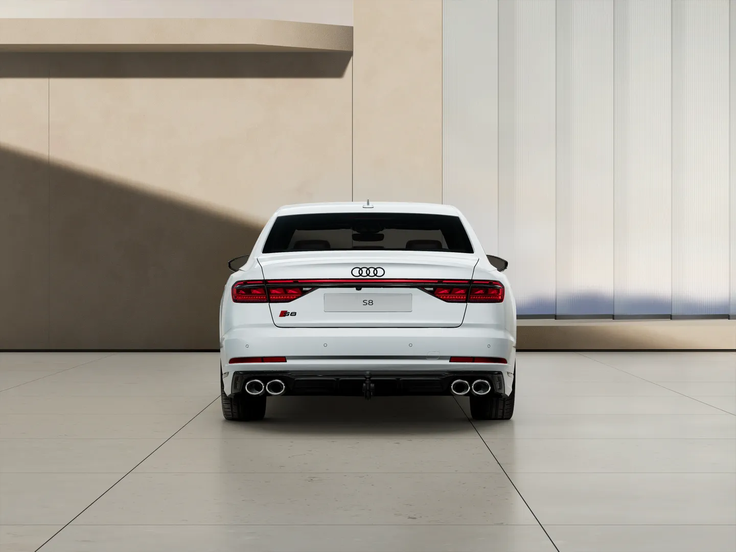 Zdjęcie&nbsp;Audi S8&nbsp;S8 TFSI 420(571) kW(KM) tiptronic&nbsp;– Ujęcie: tył