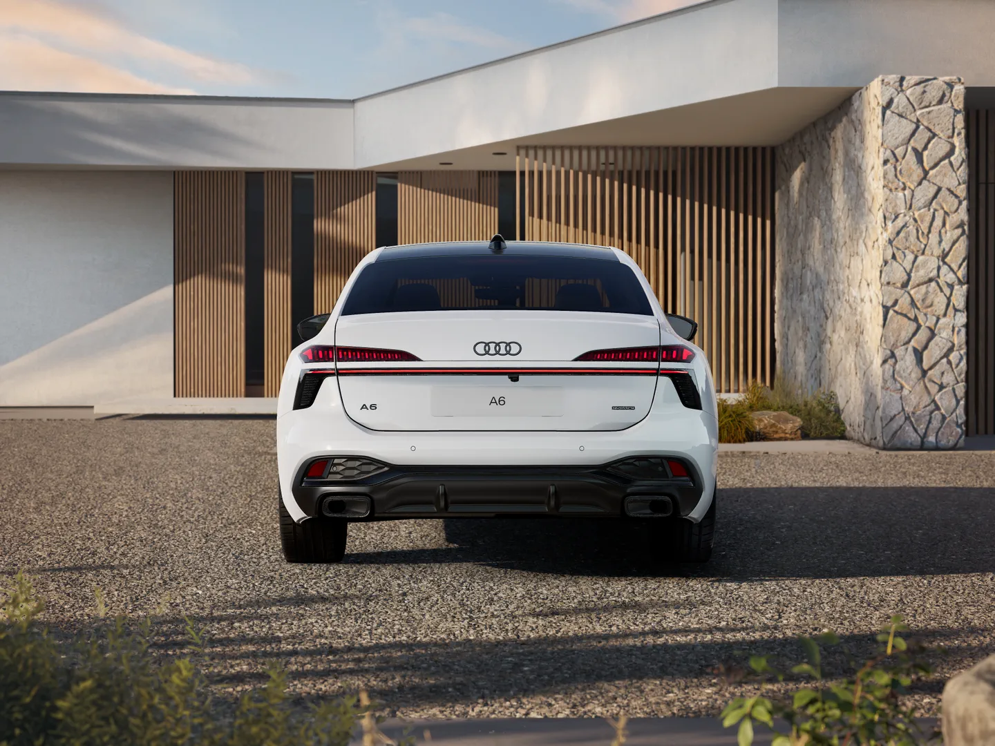 Immagine di Audi A6 Berlina e-hybrid S line edition e-hybrid quattro 220 kWS tronic - Vista: Vista posteriore