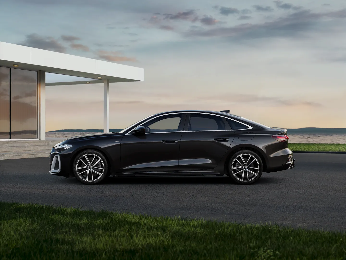 Zdjęcie&nbsp;Audi A5 Sedan e-hybrid&nbsp;e-hybrid quattro 220 kW S tronic&nbsp;– Ujęcie: bok