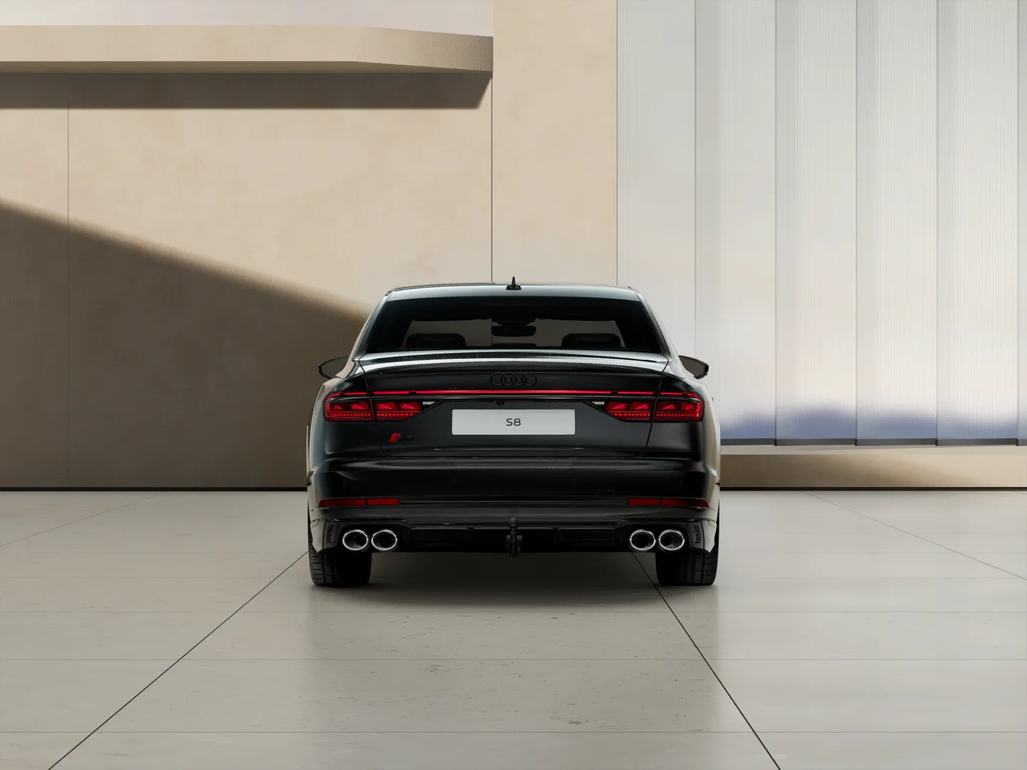 Zdjęcie&nbsp;Audi S8&nbsp;S8 TFSI 420(571) kW(KM) tiptronic&nbsp;– Ujęcie: tył