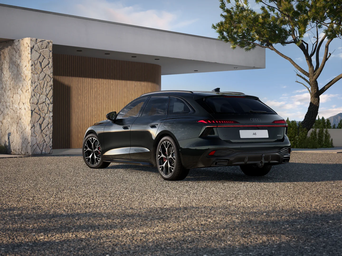 Zdjęcie Audi A6 Avant e-hybrid e-hybrid quattro 270 kW S tronic – Ujęcie: tył 3/4
