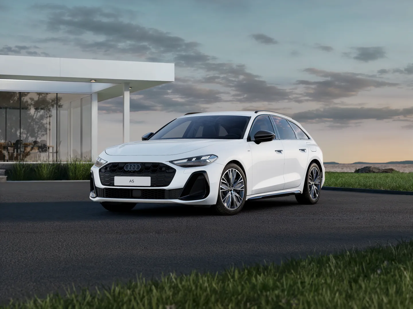 Zdjęcie&nbsp;Audi A5 Avant e-hybrid&nbsp;e-hybrid quattro 220 kW S tronic&nbsp;– Ujęcie: przód 3/4