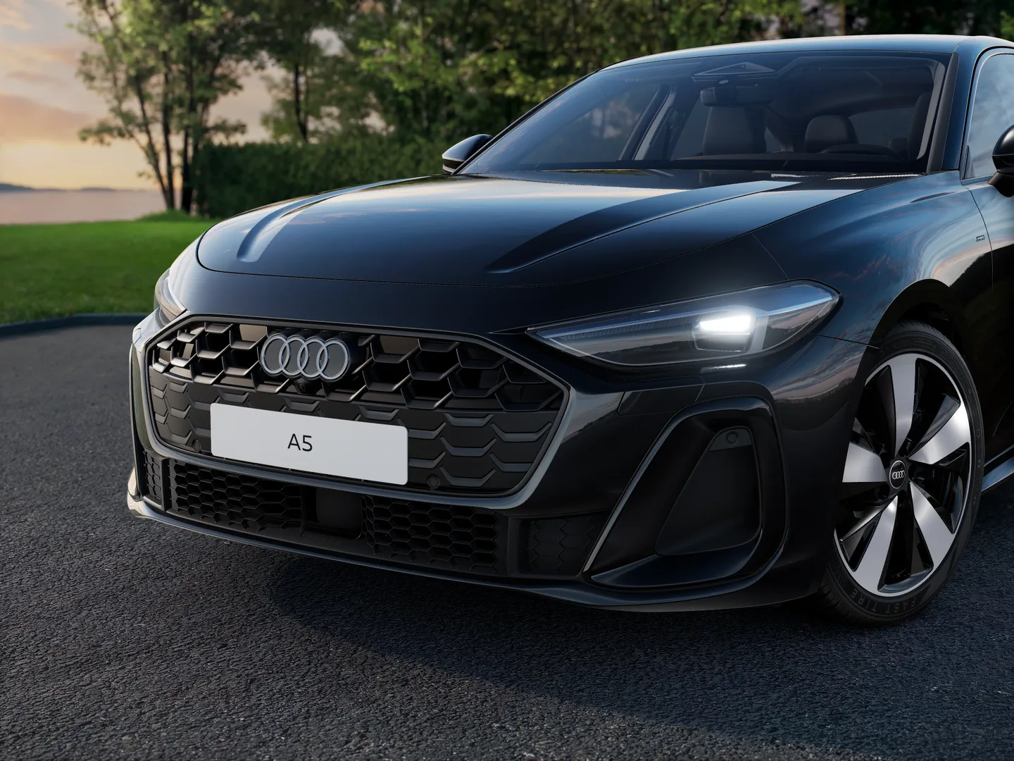 Zdjęcie&nbsp;Audi A5 Sedan e-hybrid&nbsp;e-hybrid quattro 220 kW S tronic&nbsp;– Ujęcie: reflektory