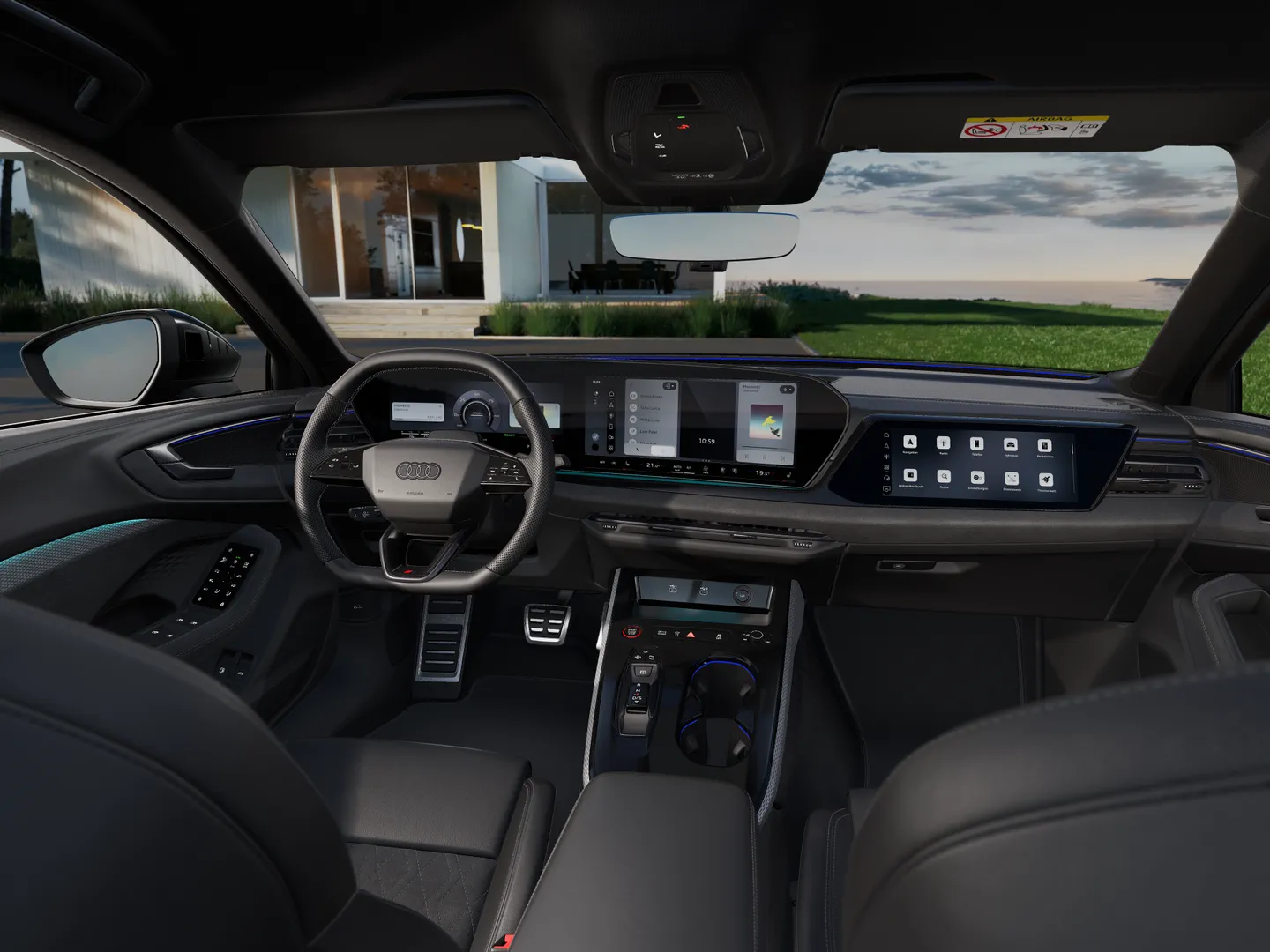 Zdjęcie&nbsp;Audi A5 Sedan e-hybrid&nbsp;e-hybrid quattro 220 kW S tronic&nbsp;– Ujęcie: deska rozdzielcza