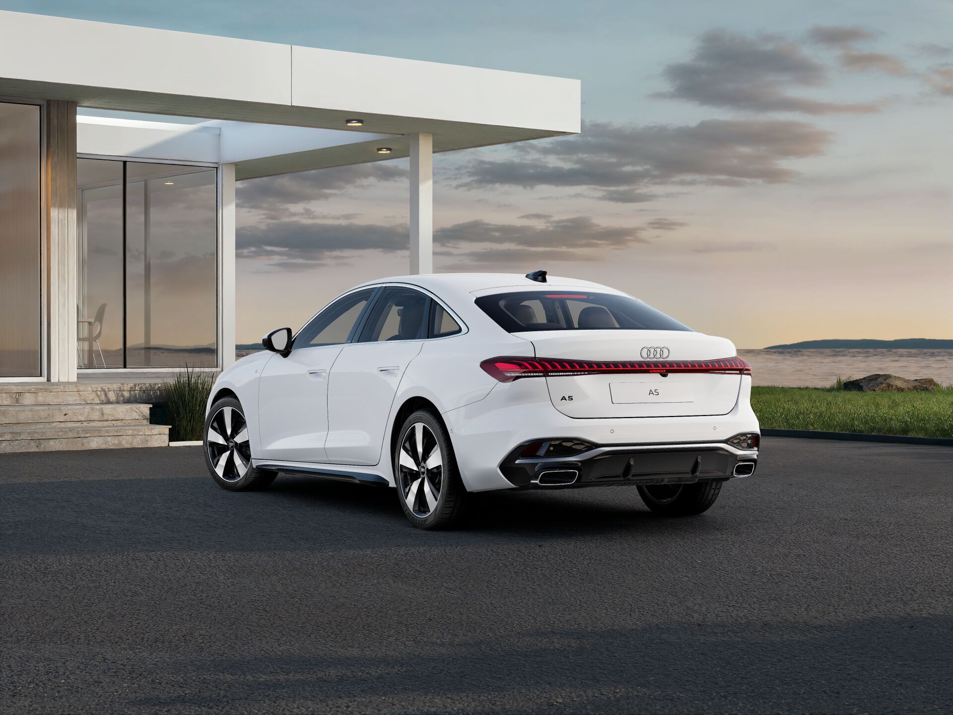 A5 Sedan EXTERIOR-REAR-3-4