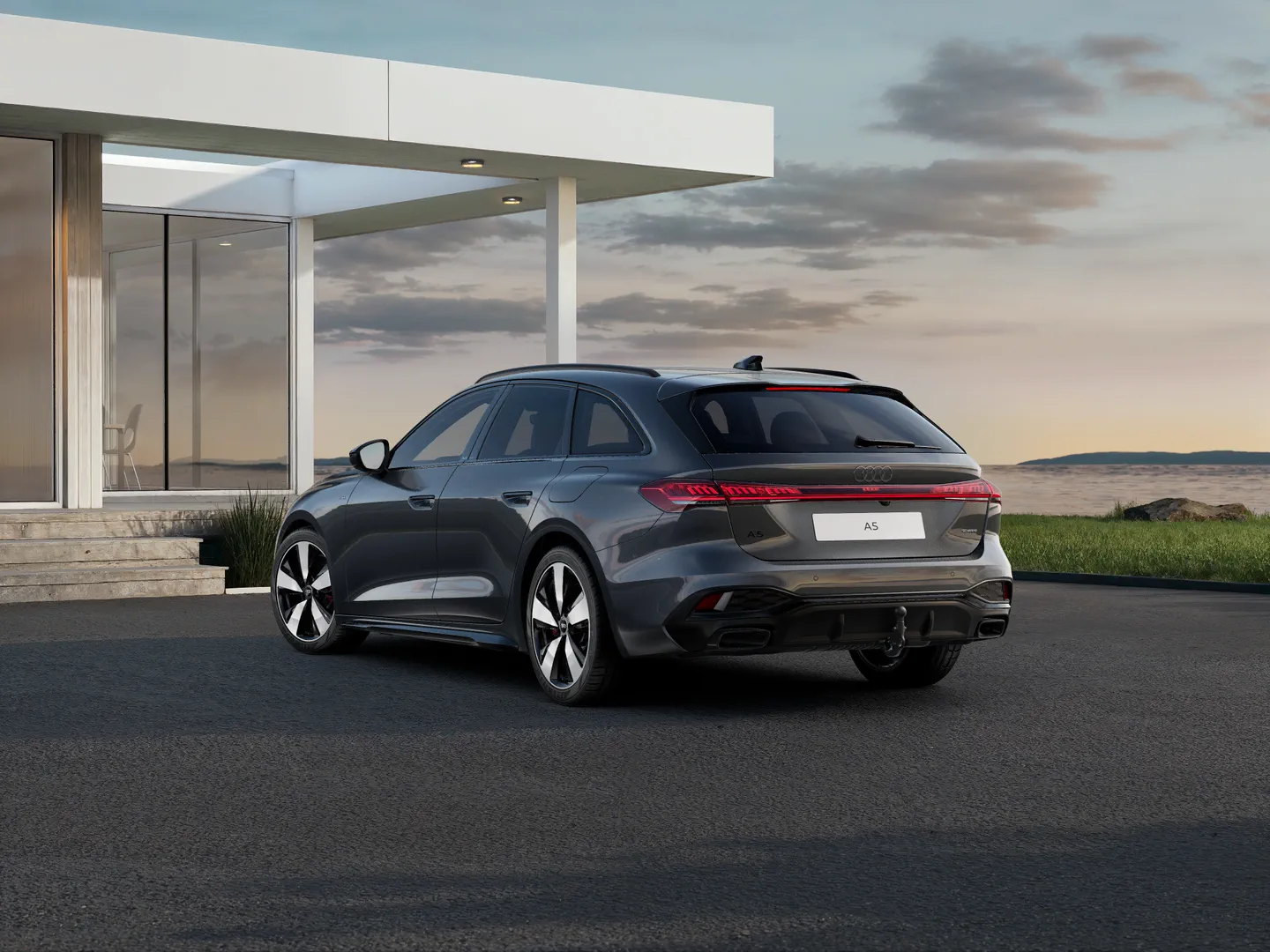 Zdjęcie Audi A5 Avant e-hybrid e-hybrid quattro 220 kW S tronic – Ujęcie: tył 3/4