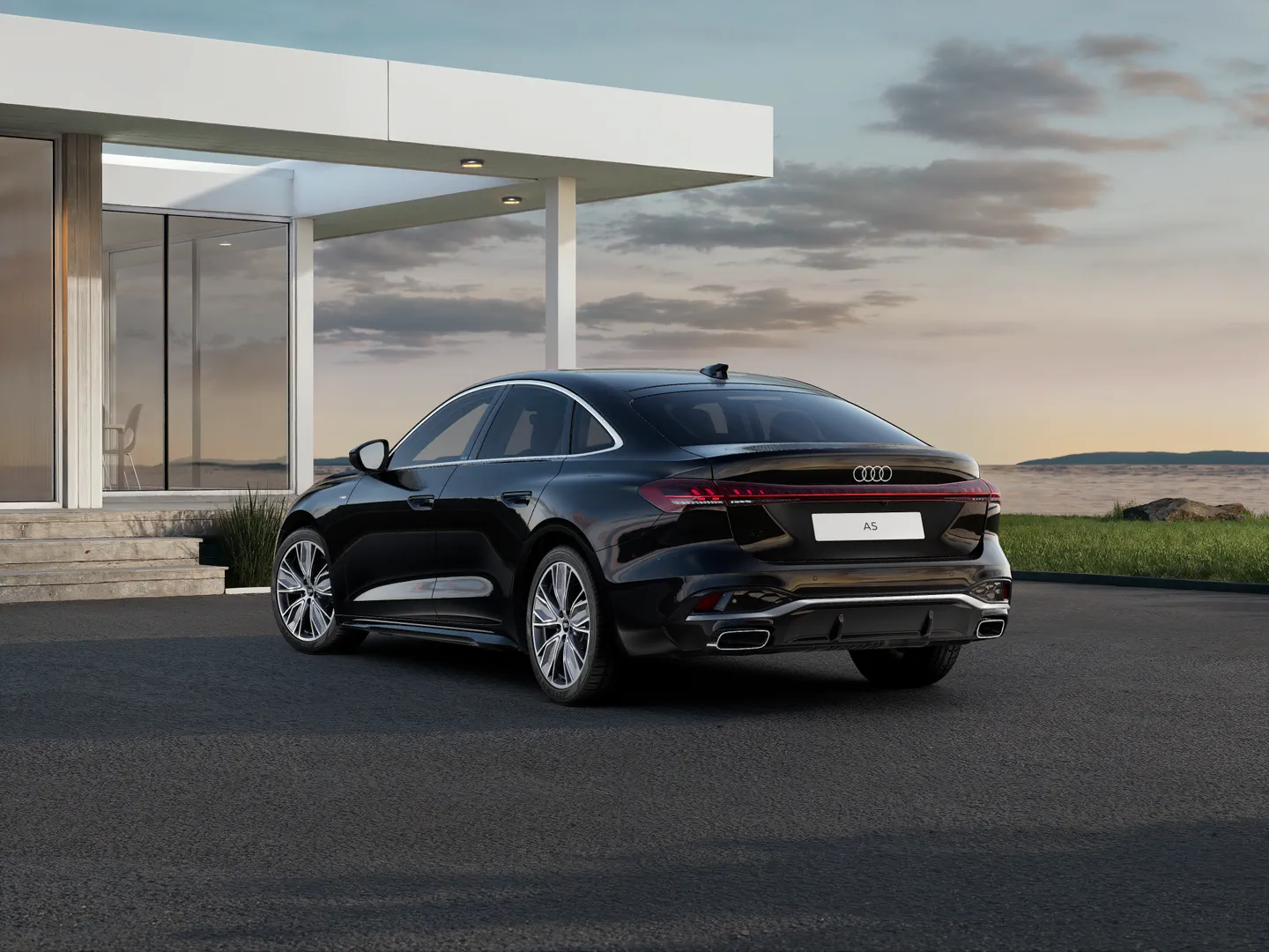 Zdjęcie&nbsp;Audi A5 Sedan&nbsp;TFSI 110 kW S tronic&nbsp;– Ujęcie: tył 3/4