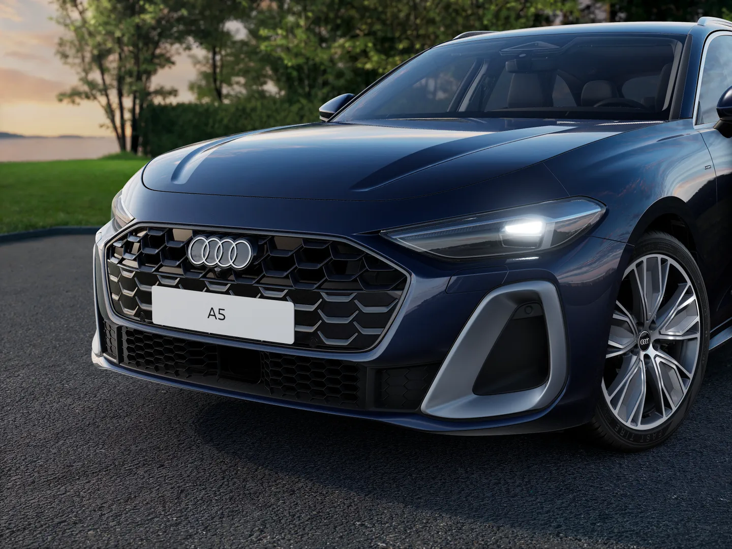 Zdjęcie&nbsp;Audi A5 Avant e-hybrid&nbsp;e-hybrid quattro 220 kW S tronic&nbsp;– Ujęcie: reflektory