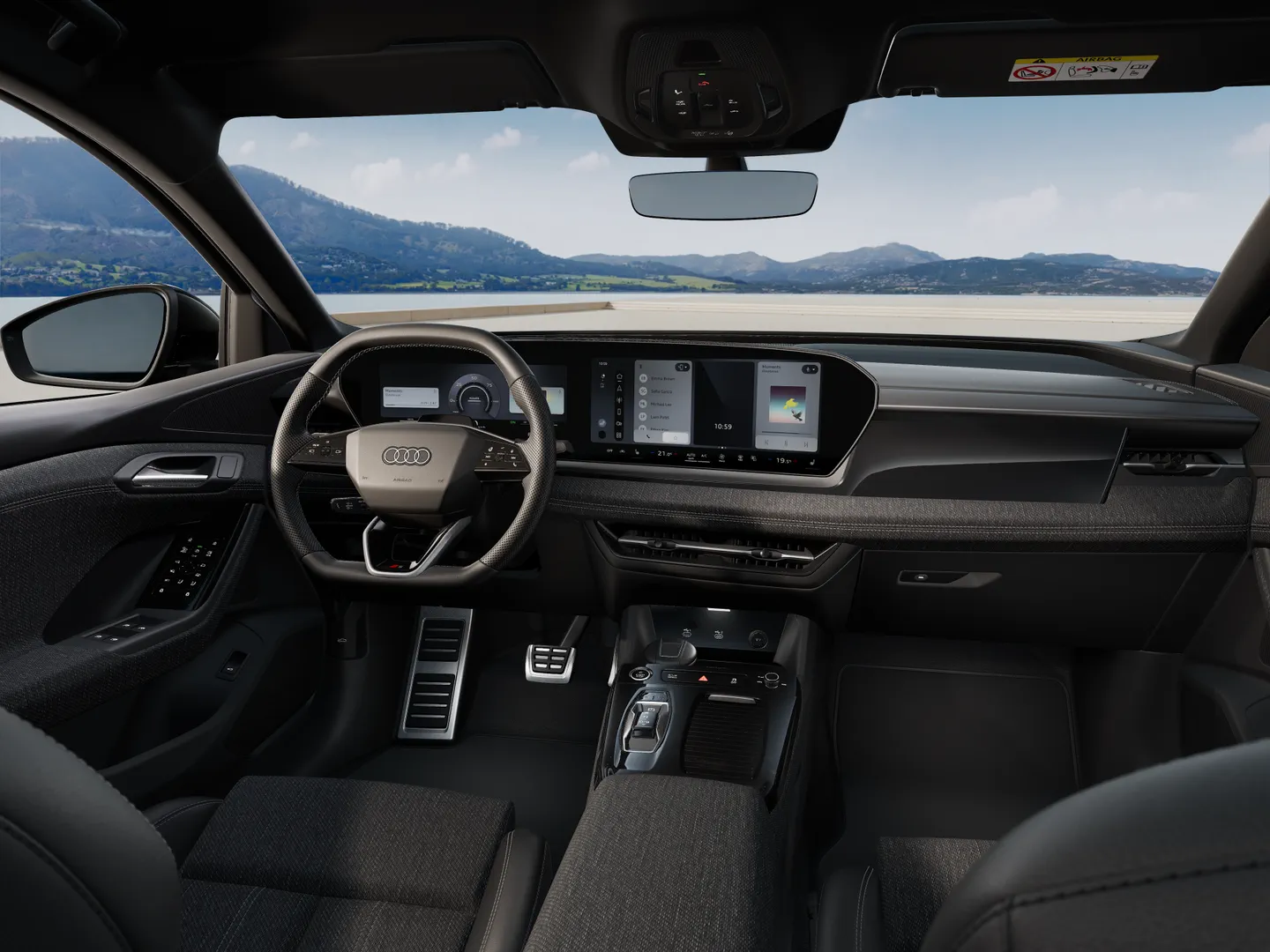 Zdjęcie&nbsp;Audi Q6 Sportback e-tron&nbsp;e-tron 185,00 kW&nbsp;– Ujęcie: deska rozdzielcza