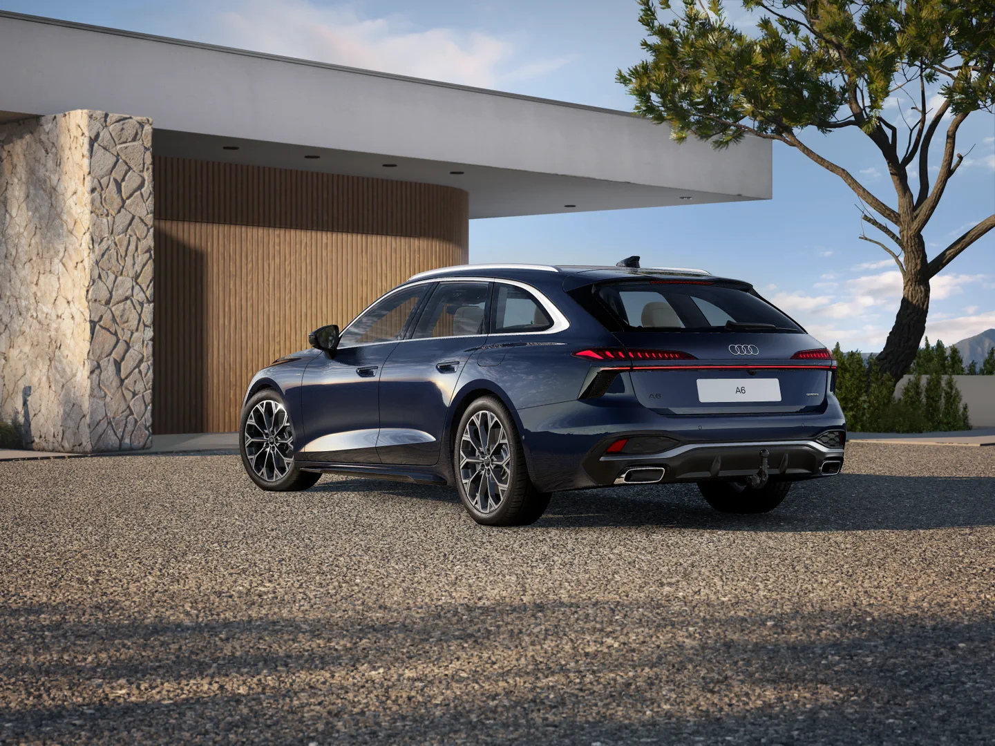 Zdjęcie&nbsp;Audi A6 Avant e-hybrid&nbsp;e-hybrid quattro 220 kW S tronic&nbsp;– Ujęcie: tył 3/4