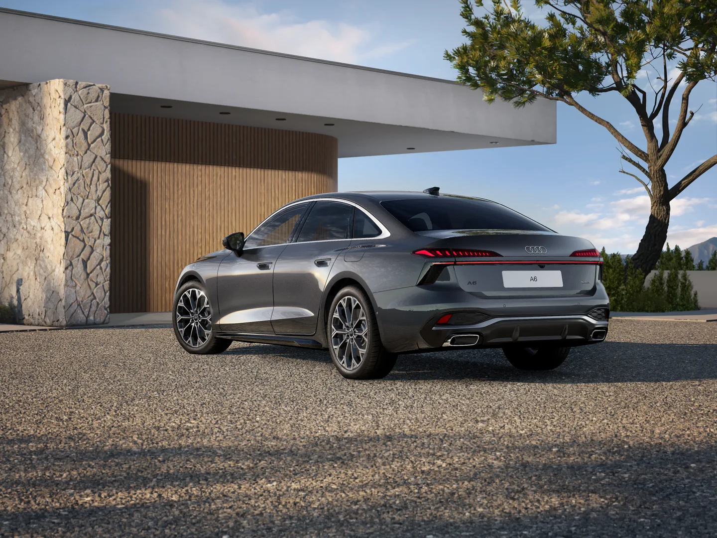 Zdjęcie&nbsp;Audi A6 Sedan e-hybrid&nbsp;e-hybrid quattro 220 kW S tronic&nbsp;– Ujęcie: tył 3/4