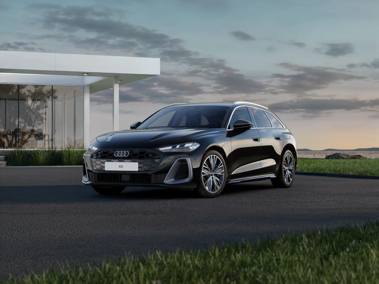 Zdjęcie&nbsp;Audi A5 Avant e-hybrid&nbsp;e-hybrid quattro 220 kW S tronic&nbsp;– Ujęcie: przód 3/4