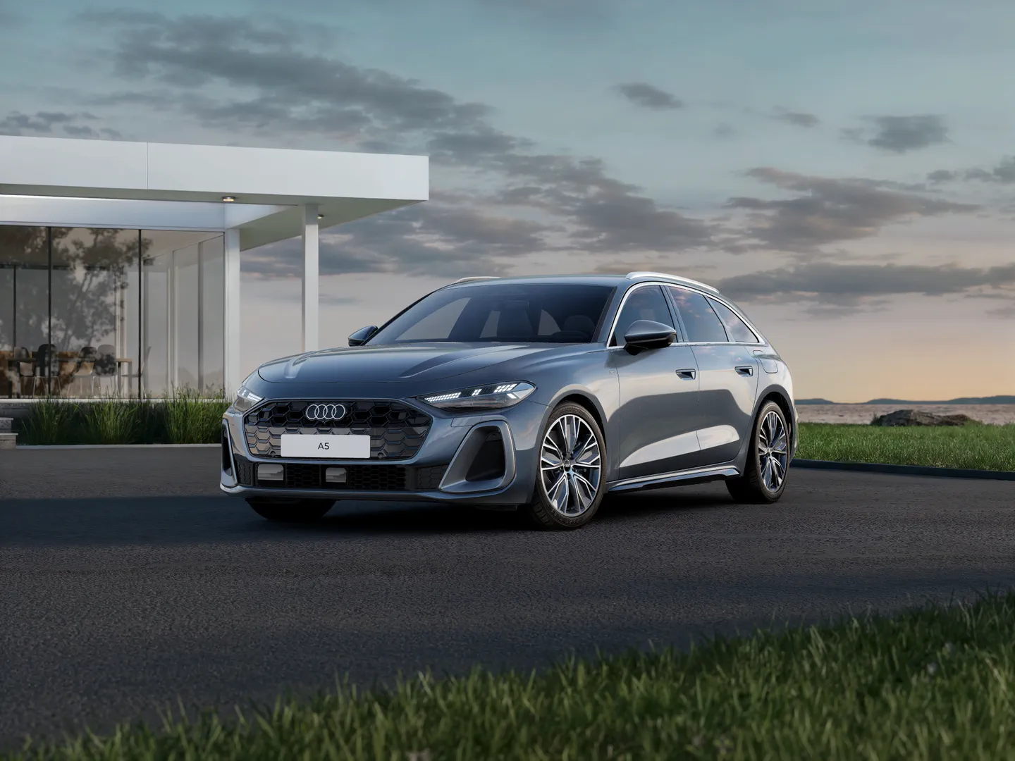 Zdjęcie Audi A5 Avant e-hybrid e-hybrid quattro 220 kW S tronic – Ujęcie: przód 3/4