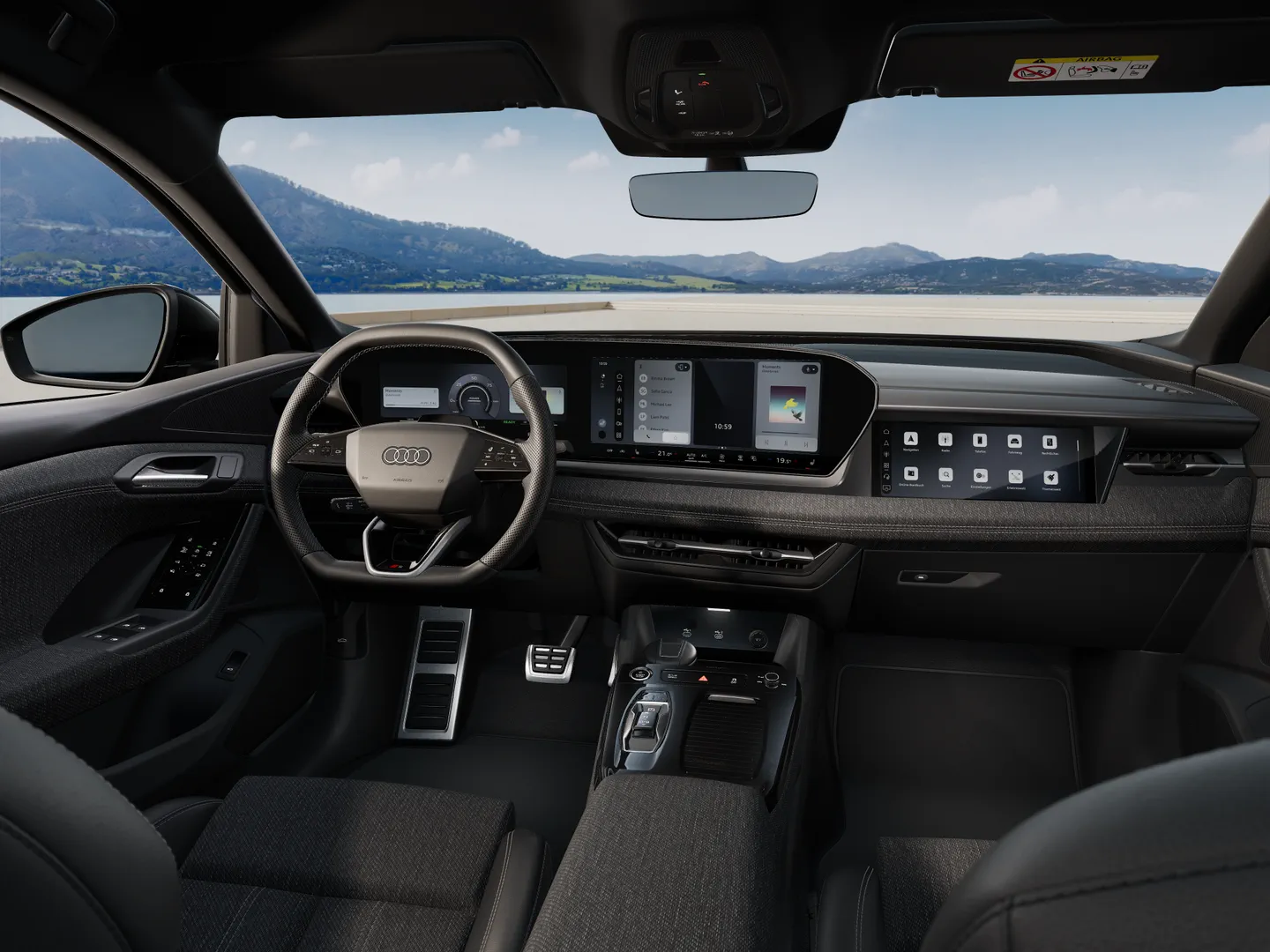 Zdjęcie&nbsp;Audi Q6 Sportback e-tron&nbsp;e-tron 185,00 kW&nbsp;– Ujęcie: deska rozdzielcza