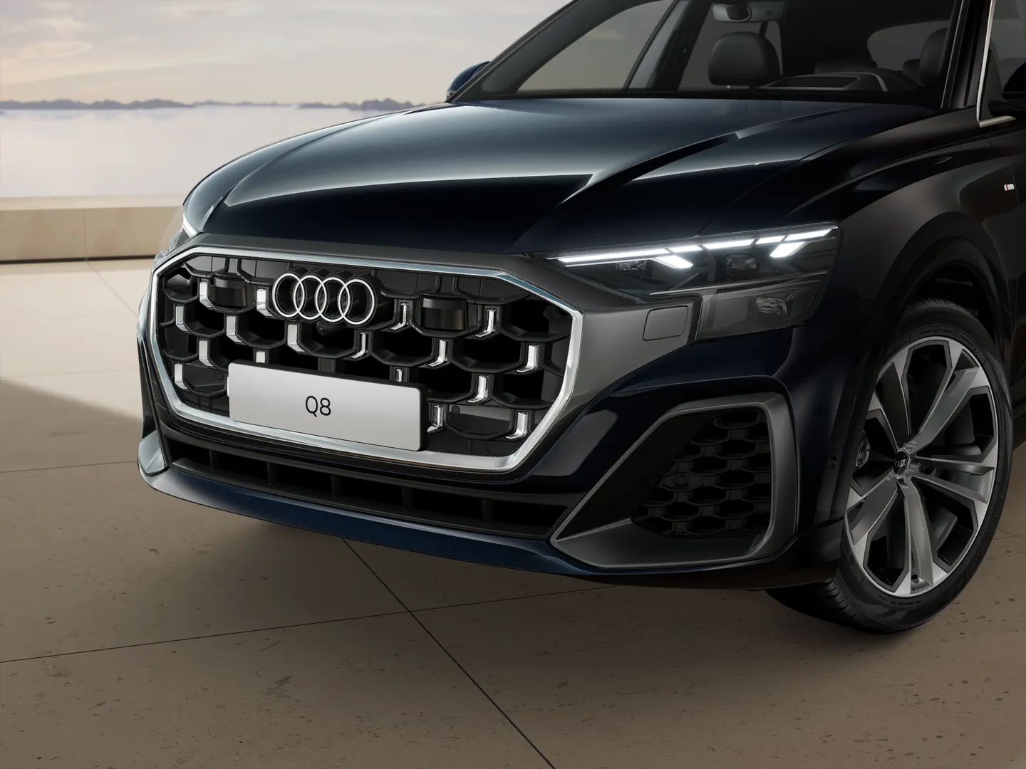 Zdjęcie Audi Q8 SUV TFSI e 55 TFSI e quattro 290(394) kW(KM) tiptronic – Ujęcie: reflektory