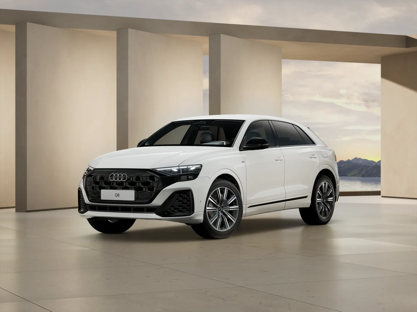 Zdjęcie&nbsp;Audi Q8 SUV e-hybrid&nbsp;e-hybrid quattro 290 kW tiptronic&nbsp;– Ujęcie: przód 3/4