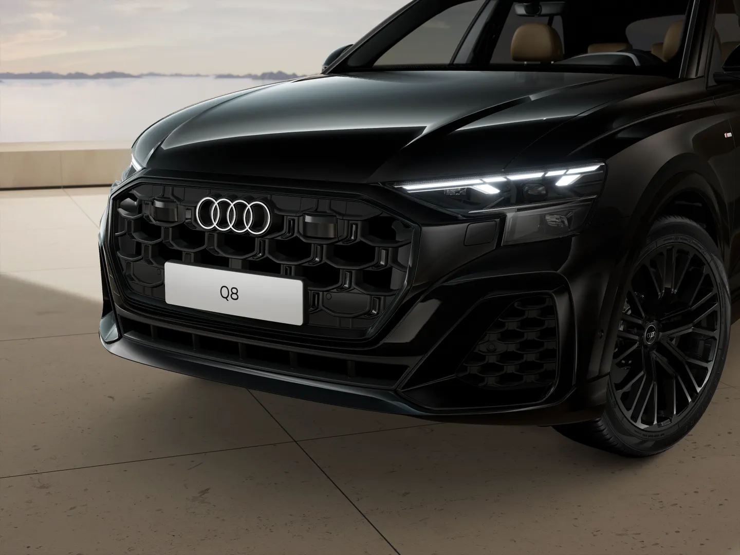 Zdjęcie Audi Q8 SUV TFSI e TFSI e quattro 290 kW tiptronic – Ujęcie: reflektory